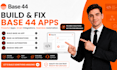 build and fix base 44 app base 44 integrations base44 automation base44 web app