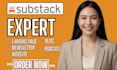 build substack blog post setup substack newsletter create substack publication