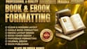 do book type setting book layout design manuscript formatting developmental edit