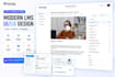 design a modern saas dashboard UI in figma for your web app or admin panel