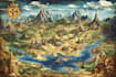 illustrate fantasy map and city map