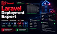 fix laravel deployment setup env, server, and config