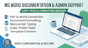 do professional data entry ms office and typing tasks