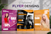design a professional custom eye catching flyer