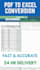 do fast data entry, PDF to excel, copy paste in 24 hours
