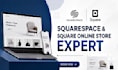 design squarespace website redesign or professional square online store