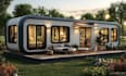 design 3d modular plans, house tiny house,shipping container and adu glamping