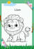 create kids coloring book pages and activity sheets