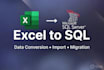 convert CSV, xlsx, excel files into sql database