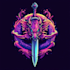 create a detailed fantasy logo illustration