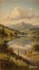 paint a real oil painting on canvas