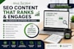 write SEO optimized ai, tech and business articles