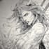 illustrate dark fantasy horror character with cinematic lighting