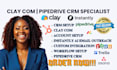 setup clay com instantly ai cold email lead generation pipedrive crm automation