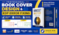fix margin errors, rejected book files and design professional book covers