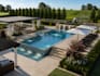 do photorealistic 3d backyard landscape and pool rendering