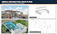 create swimming pool and pool deck permit plans with structural details