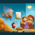 do children book cover and children book illustrations