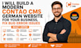 build a modern contao cms german website for your business, fix bug error issues