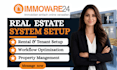 setup immoware24 tenant and property management system