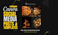create modern and eye catching social media post designs