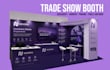 do trade show booth design, backdrop and exhibition graphics