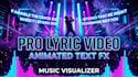 create professional animated lyric video for your song