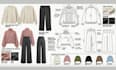 design fashion apparel, clothing techpack and technical sketch
