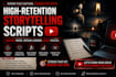research write faceless youtube scripts with compelling storytelling, ai scripts