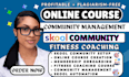 create your fitness coaching course and launch your skool membership setup