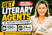 submit your book to literary agent, write winning query letter