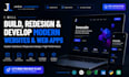 build custom website develop web app development redesign ai website design web