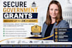 secure government contract bid proposal, grant proposal writing and submission