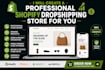 build shopify dropshipping pod store with printify and dsers