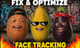 fix vtuber face tracking filter lag improve ar filter performance setup