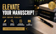 edit manuscript review critique feedback galley proof manuscript formatting