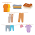 create vector flat illustration in faceless style