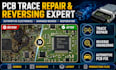 fix reverse engineer restore damag pcb trace automotive electronic circuit board