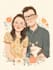 design couple portrait wedding portrait