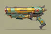 create weapon design and illustration