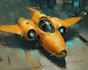 draw  a sci fi spaceship model