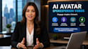 create ai avatar explainer video, talking avatar and spokesperson