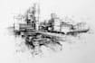 draw digital architectural sketches and illustrations
