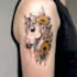 create custom samurai tattoo illustration