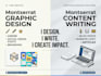 design aesthetic social media posts and write engaging captions