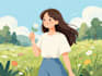 create a beautiful digital illustration