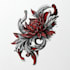 create custom rose tattoo illustration