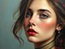 create artistic oil painting portraits