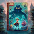 design high quality cartoon book covers with uniqe