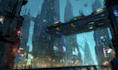 create stunning cyberpunk city illustrations